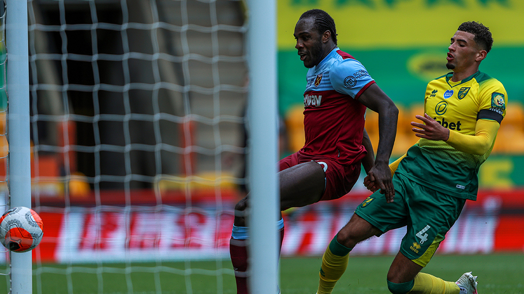 Norwich City 0-4 West Ham United