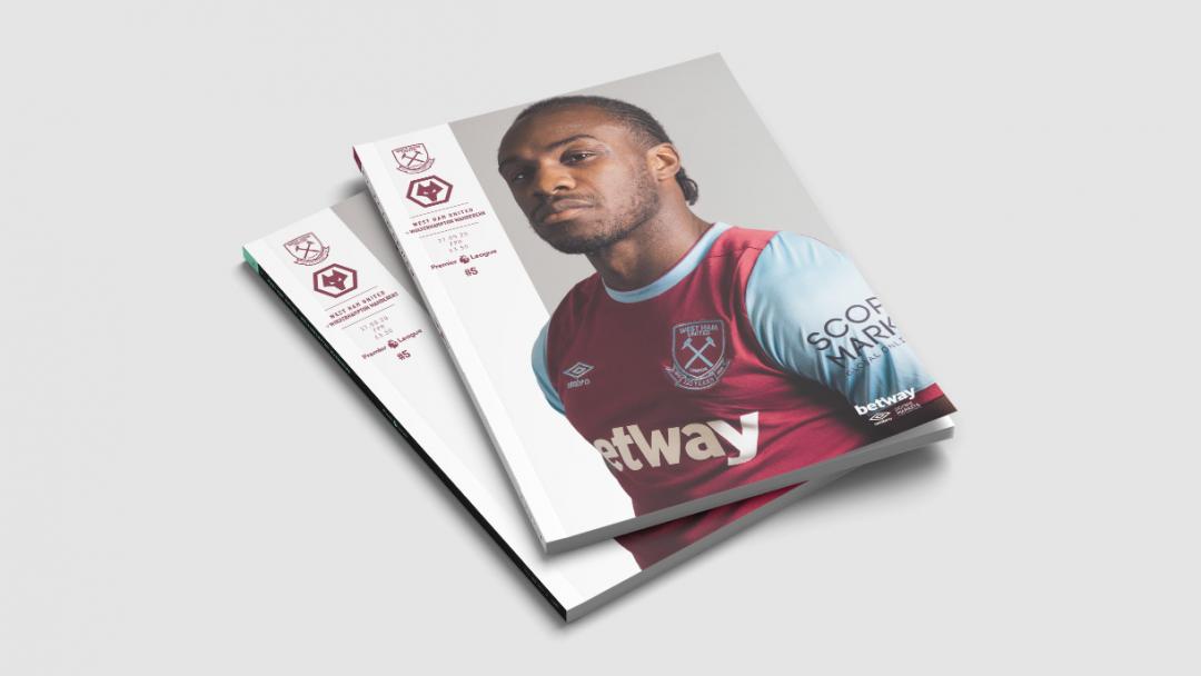 Get your FREE Official Programme for West Ham United v Wolves now!