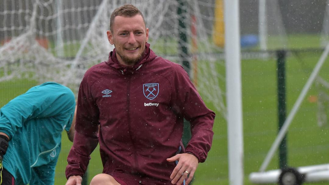 Vladimir Coufal in training at Rush Green