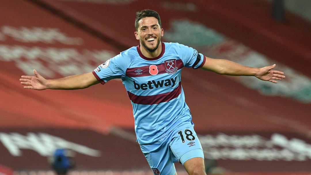 Pablo Fornals celebrates