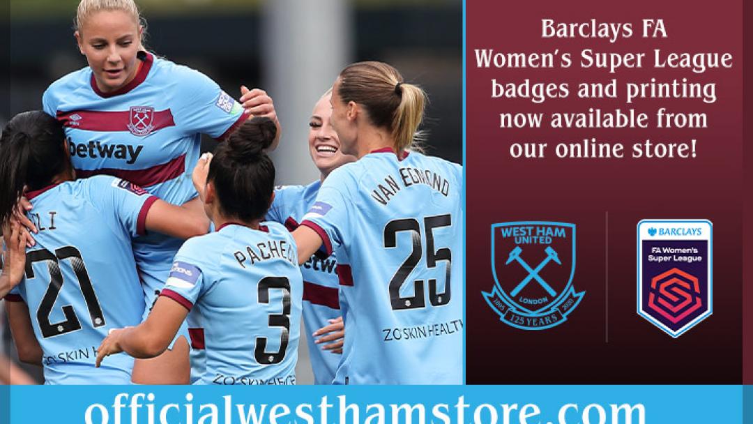 Barclays FA WSL badges and lettering now available!