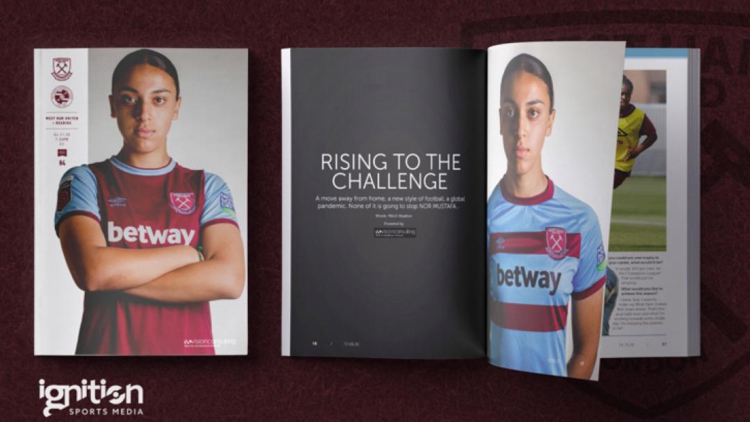 Get your FREE West Ham v Reading Official Women's Programme now!