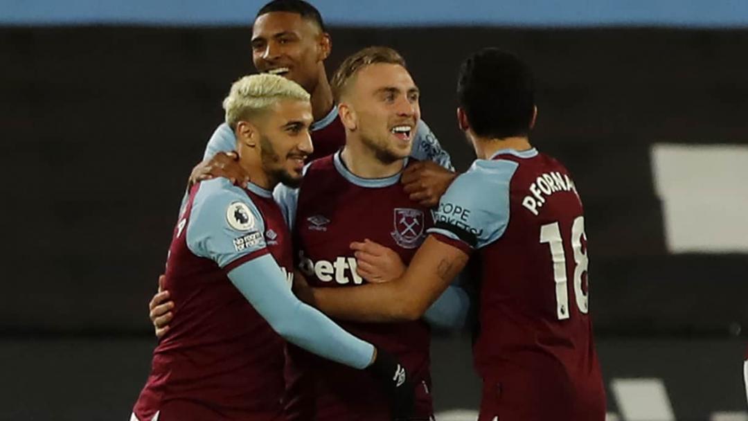 The Hammers celebrate