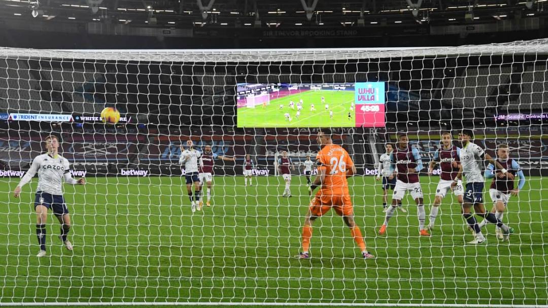 Jarrod Bowen scores against Aston Villa