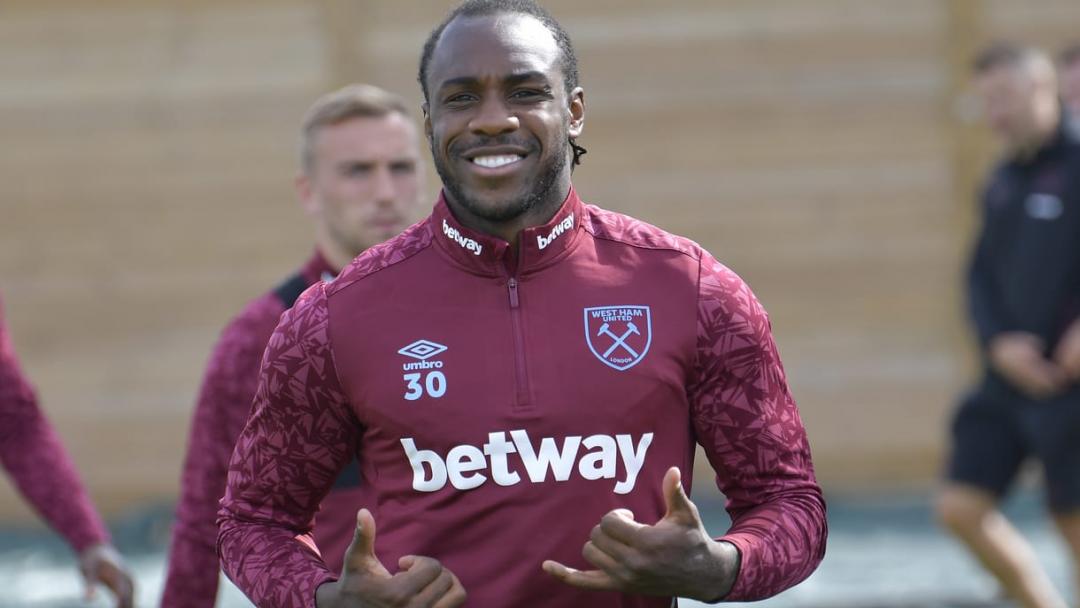 Michail Antonio in training