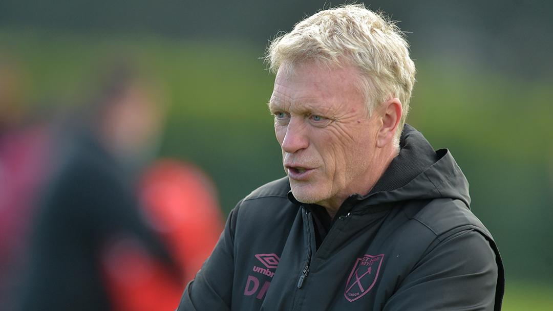 David Moyes in training