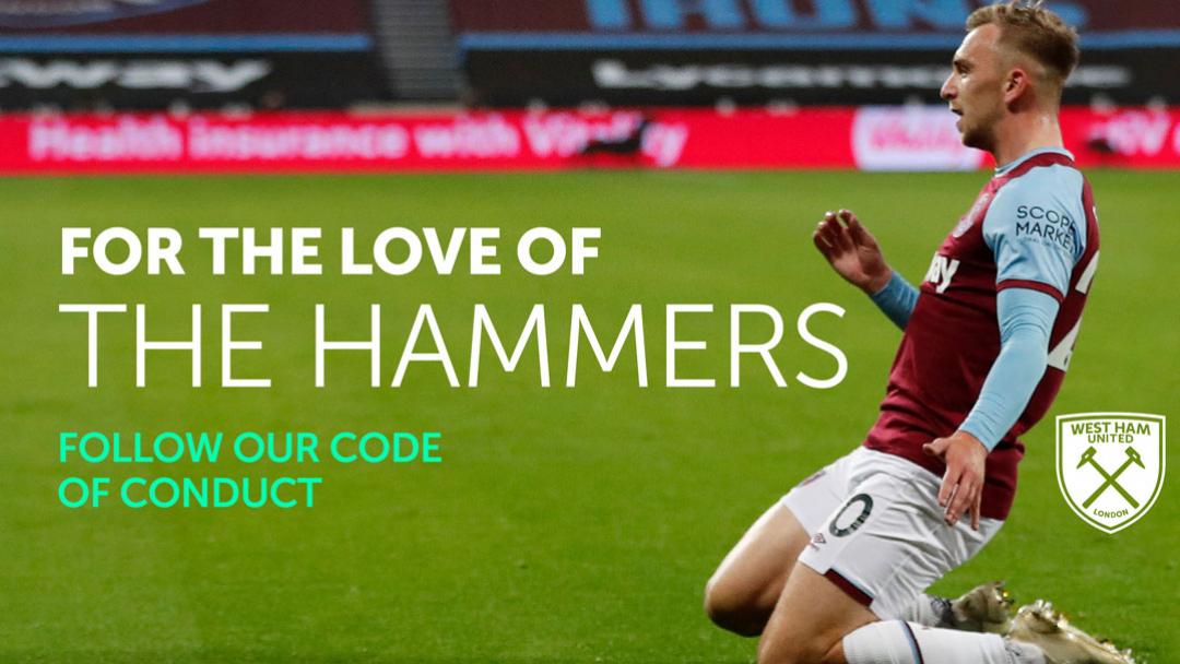 West Ham United proud to join ‘For the Love of Sport’ campaign