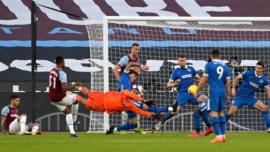 Ben Johnson scores against Brighton