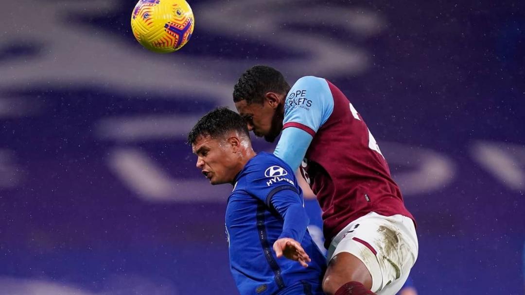 Sebastien Haller in action at Chelsea