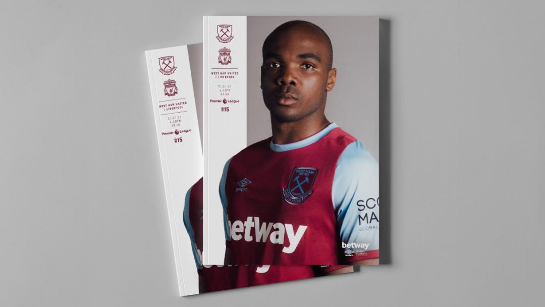 Get your FREE Official Programme for West Ham United v Liverpool now!