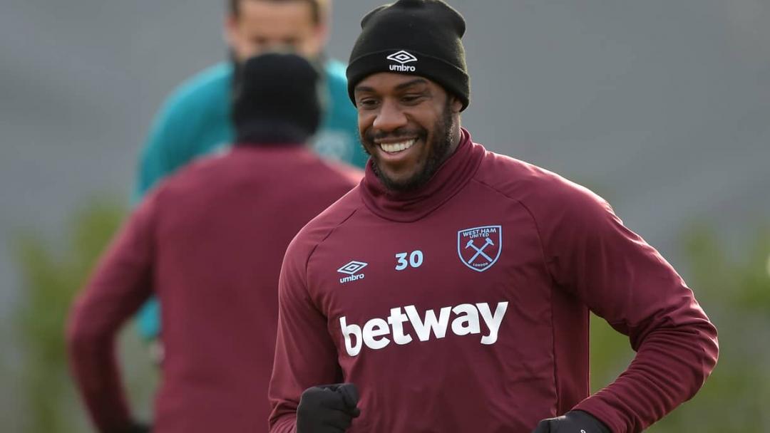 Michail Antonio in training