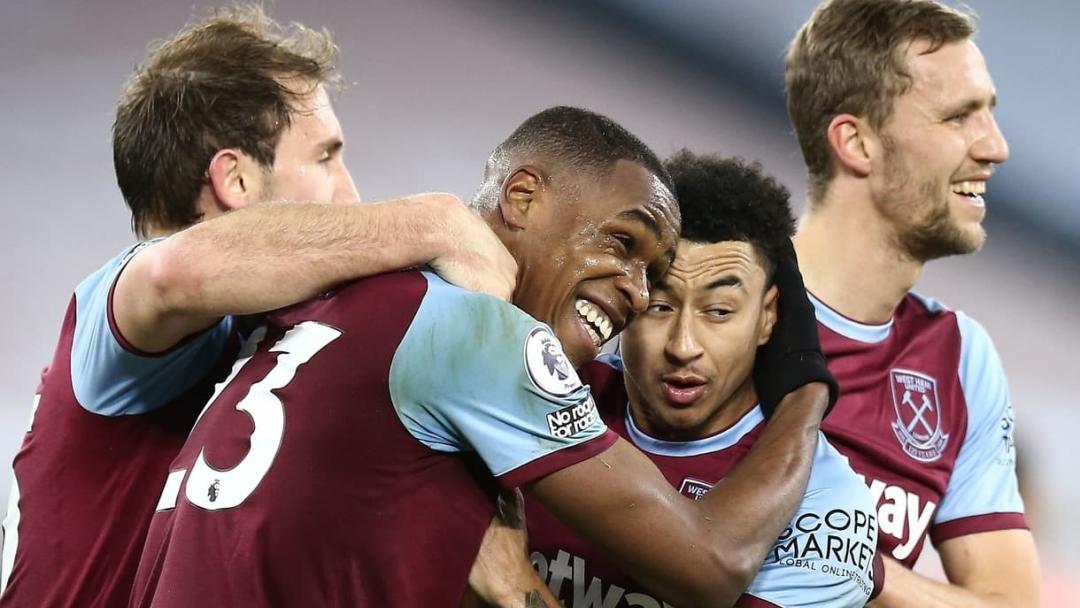 The Hammers celebrate against Sheffield United