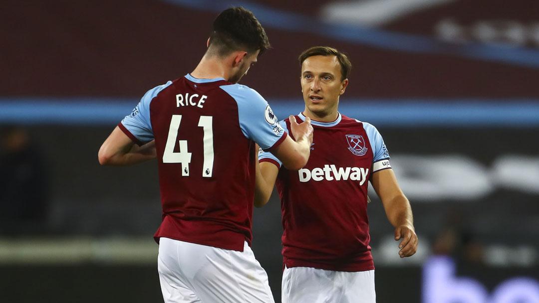 Declan Rice and Mark Noble