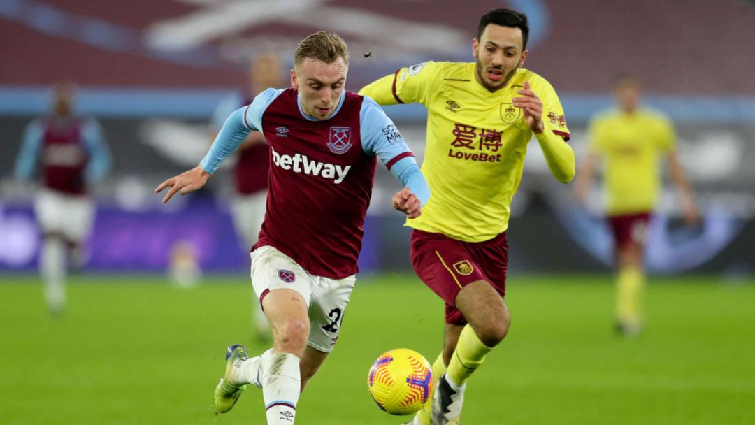 Jarrod Bowen in action against Burnley