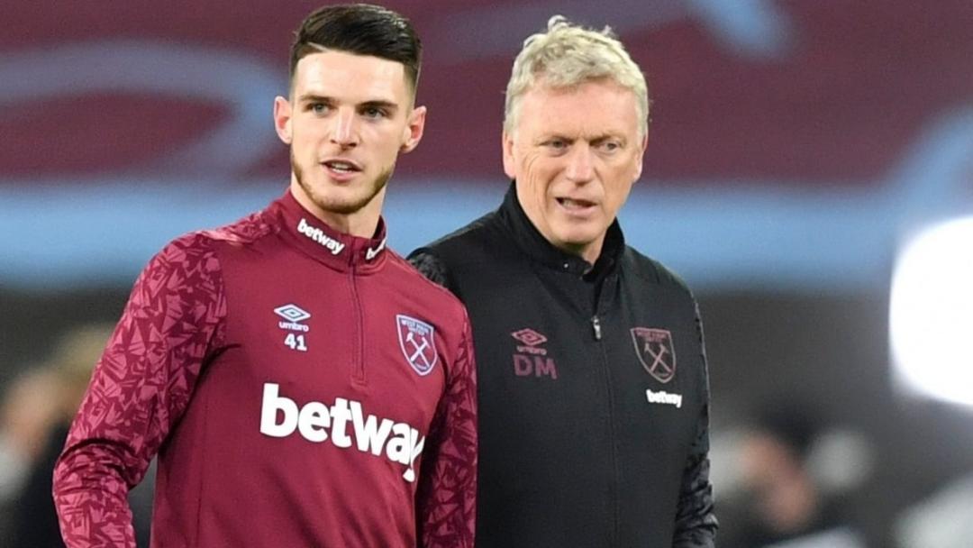 Declan Rice and David Moyes