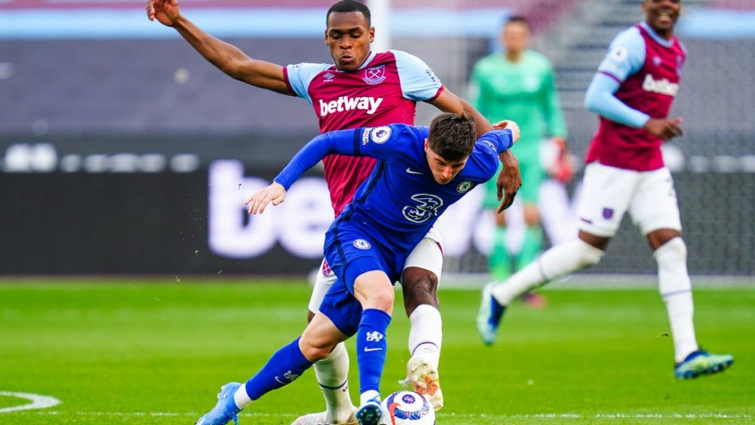 Issa Diop in action against Chelsea