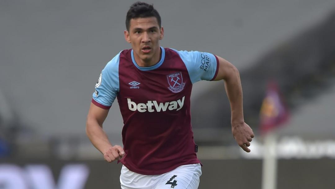 Fabian Balbuena in action against Chelsea