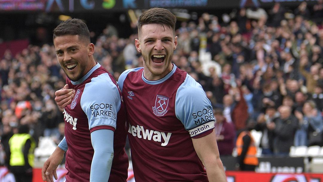 Watch: Declan Rice and Pablo Fornals' emotional and hilarious reaction to West Ham United's 2020/21 season