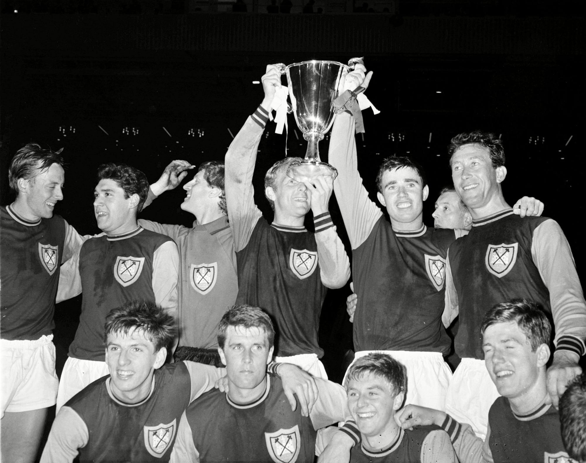 West Ham with the 1965 European Cup Winners' Cup
