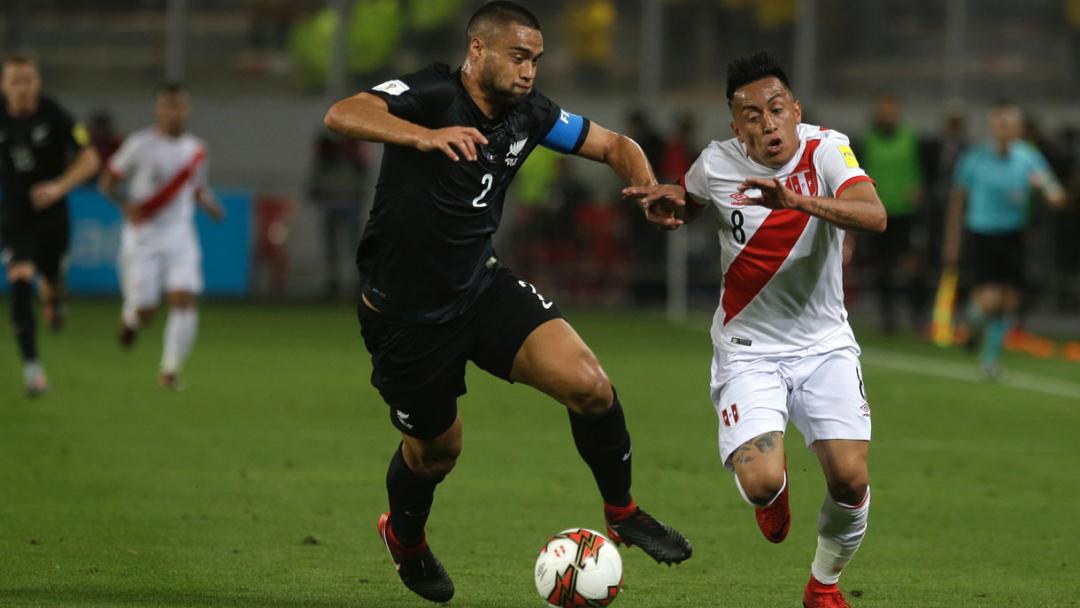 Winston Reid in action for New Zealand