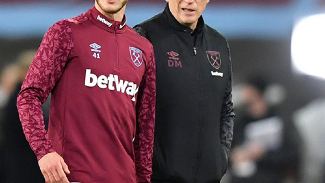 Declan Rice and David Moyes