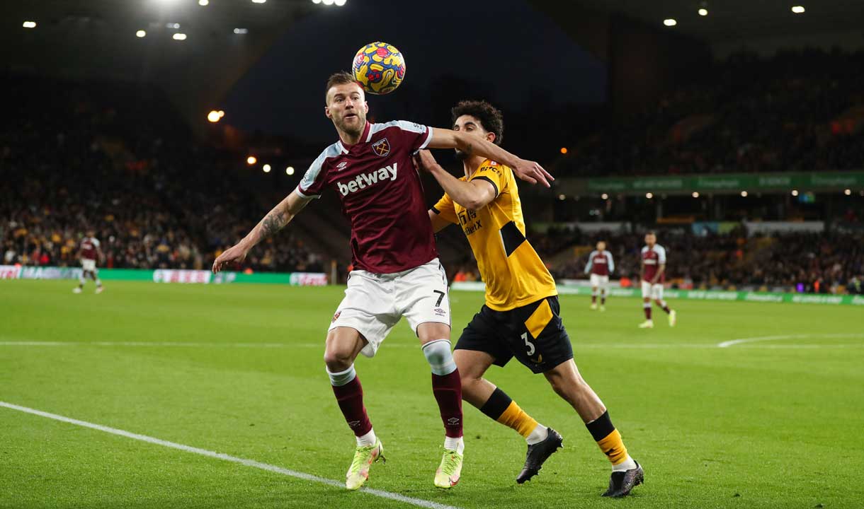 Andriy Yarmolenko in action at Wolves