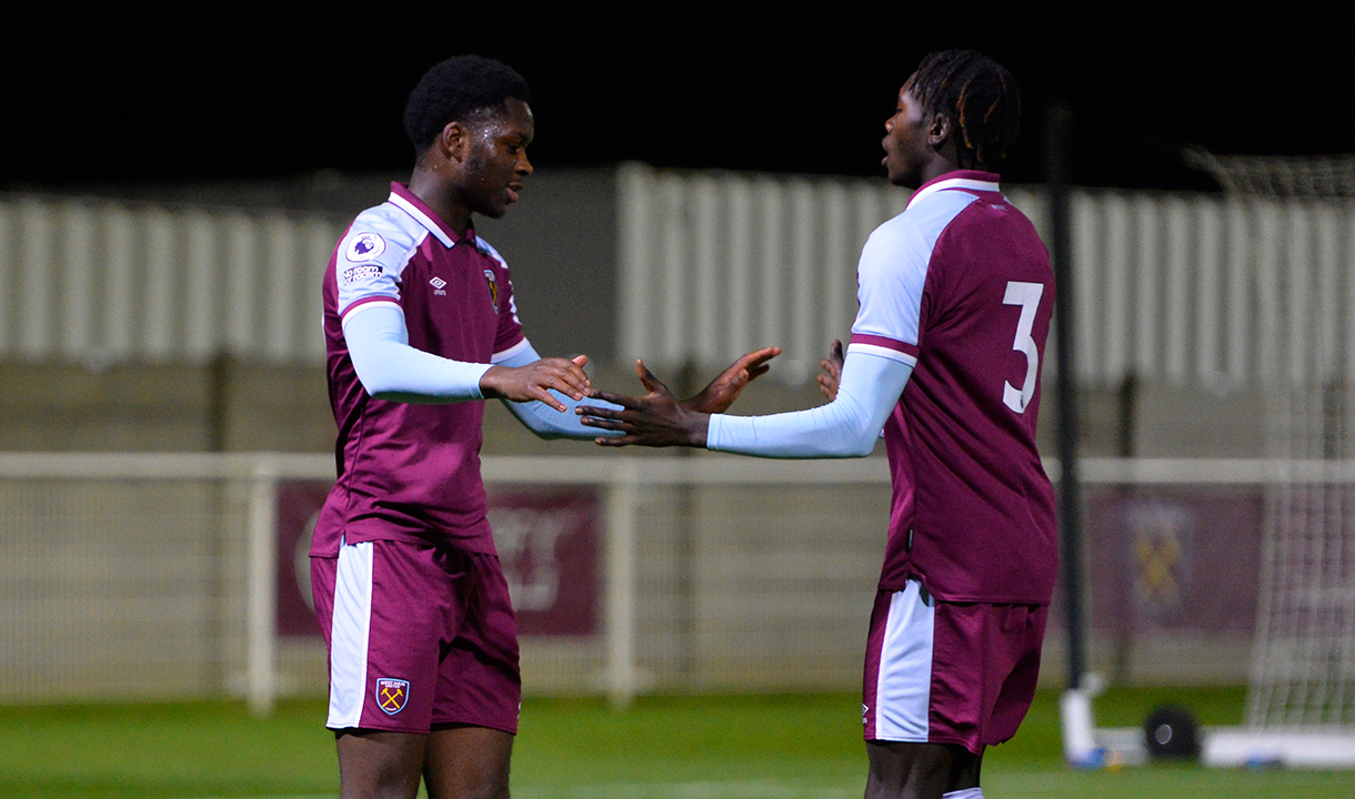 The Hammers U23s celebrate