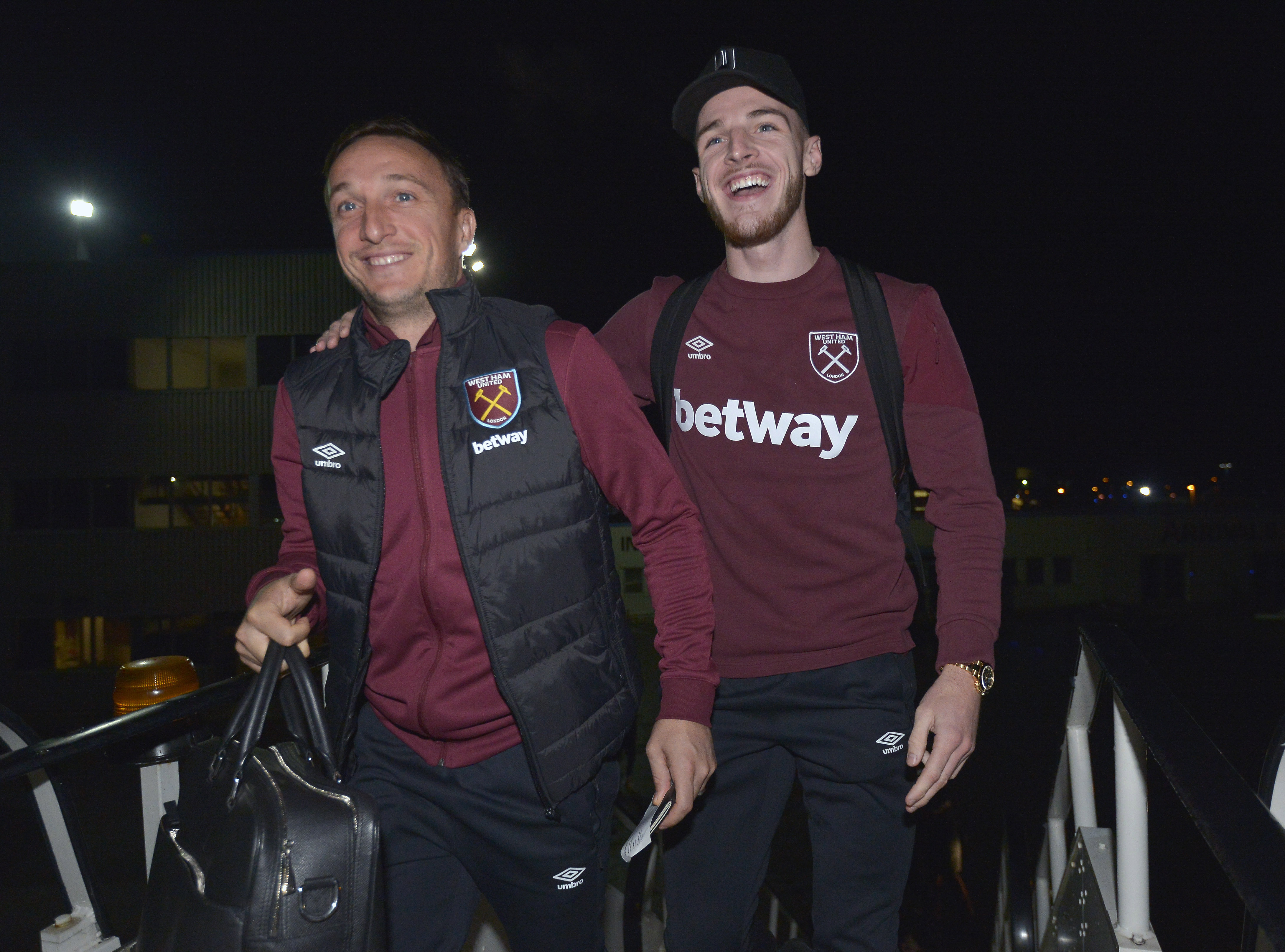 Mark Noble and Declan Rice