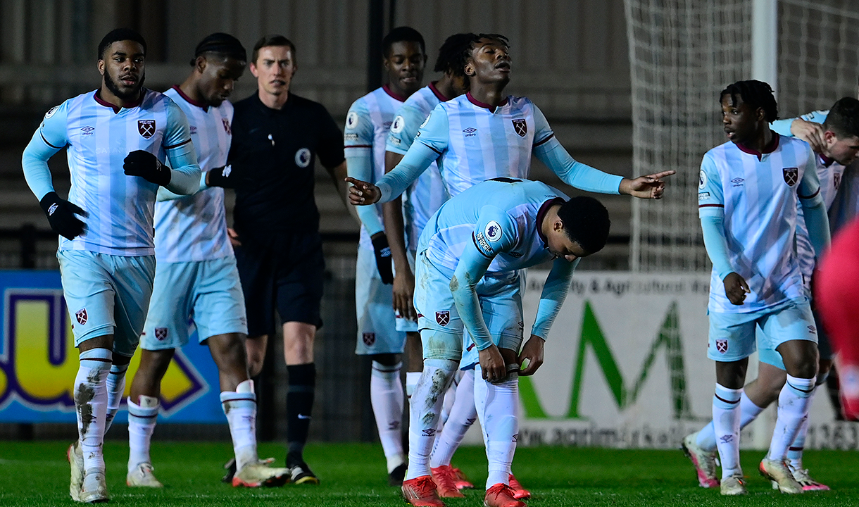 West Ham U23s celebrate