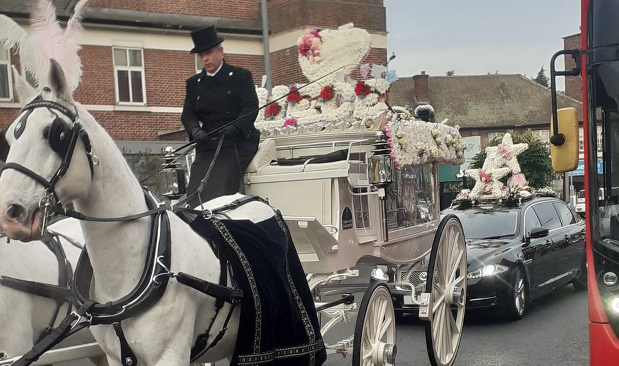 Isla Caton's funeral