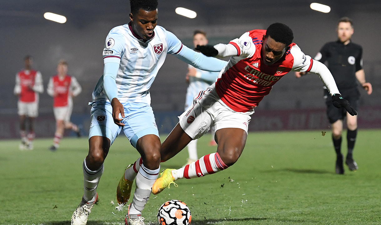 Action against Arsenal U23s