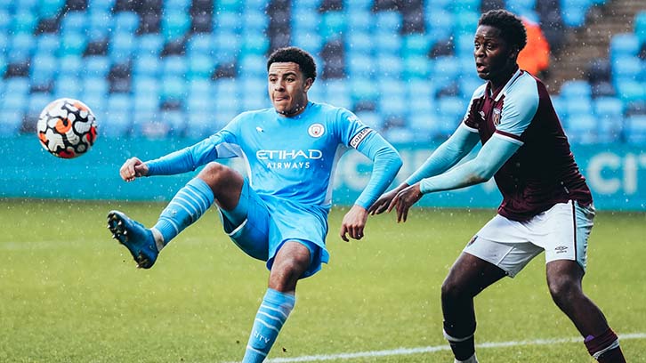 West Ham U23s in action at Manchester City