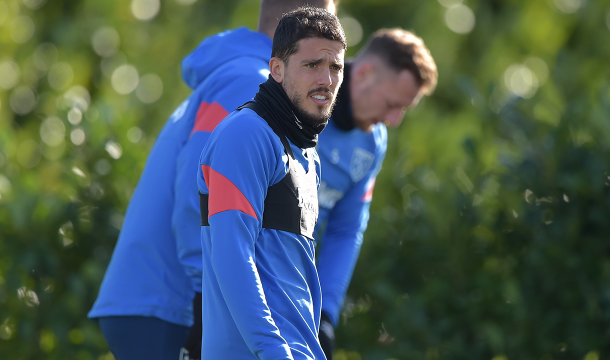 Pablo Fornals in training for West Ham United