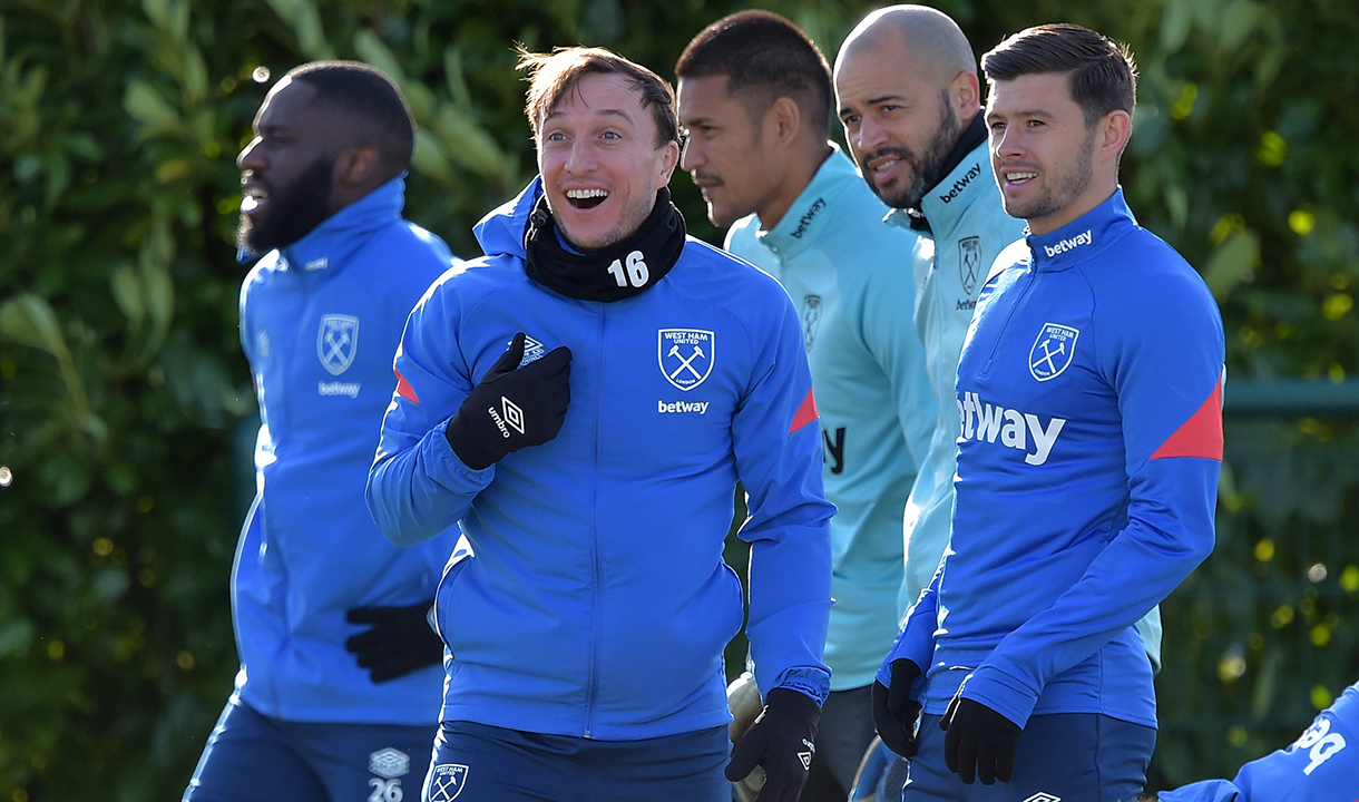 West Ham United train at Rush Green