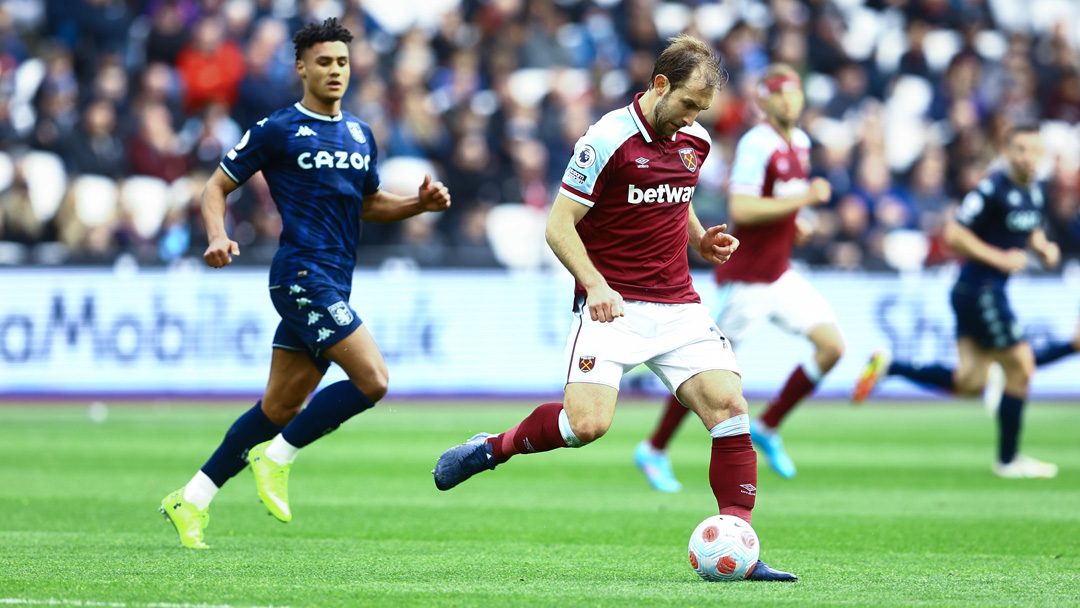 Craig Dawson in action against Aston Villa