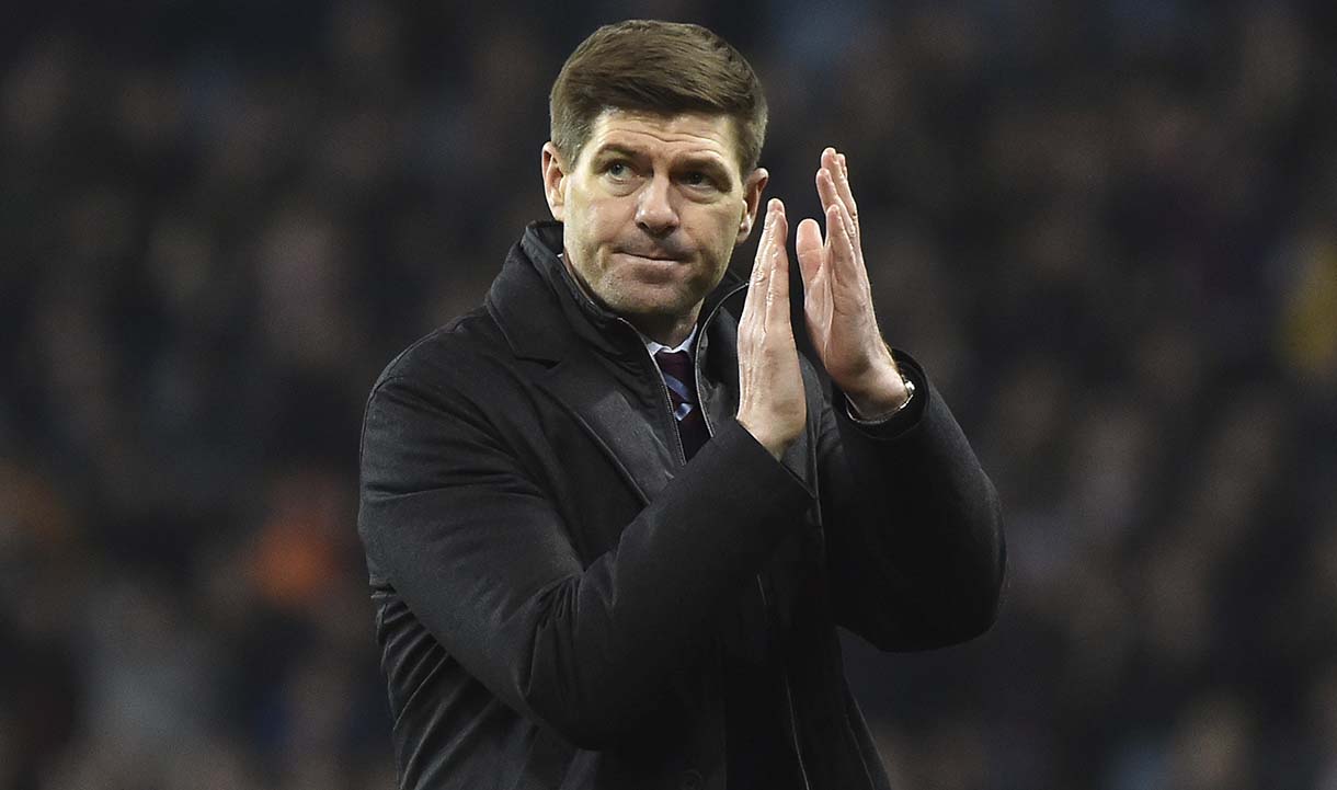 Aston Villa manager Steven Gerrard