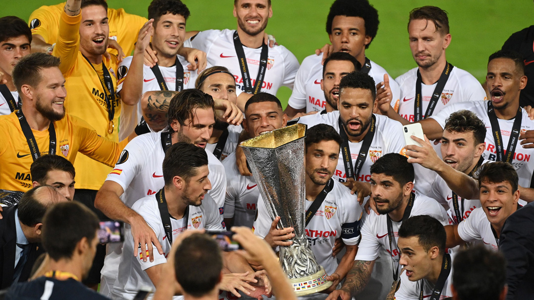 Sevilla win the UEFA Europa League in 2020