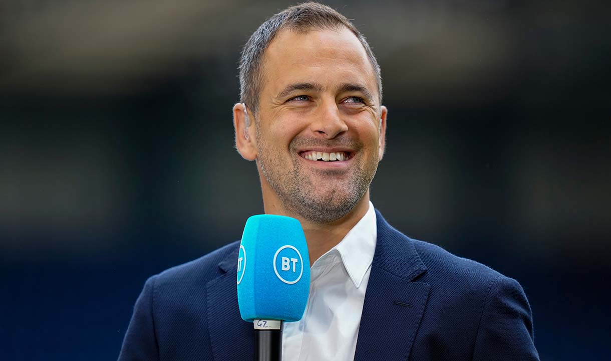 Joe Cole, former West Ham player, working for BT Sports