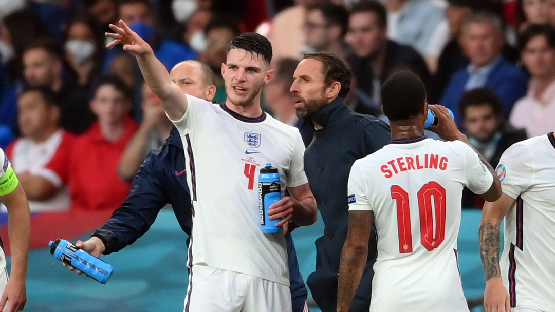 Gareth Southgate has suggested Declan Rice could make a future England captain