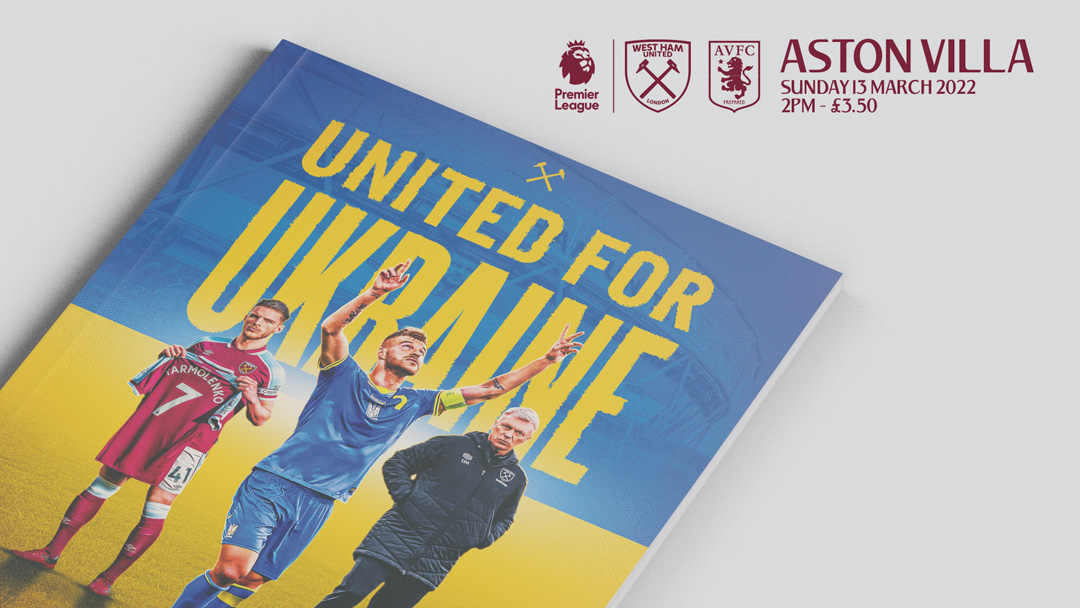 West Ham United v Aston Villa Official Programme