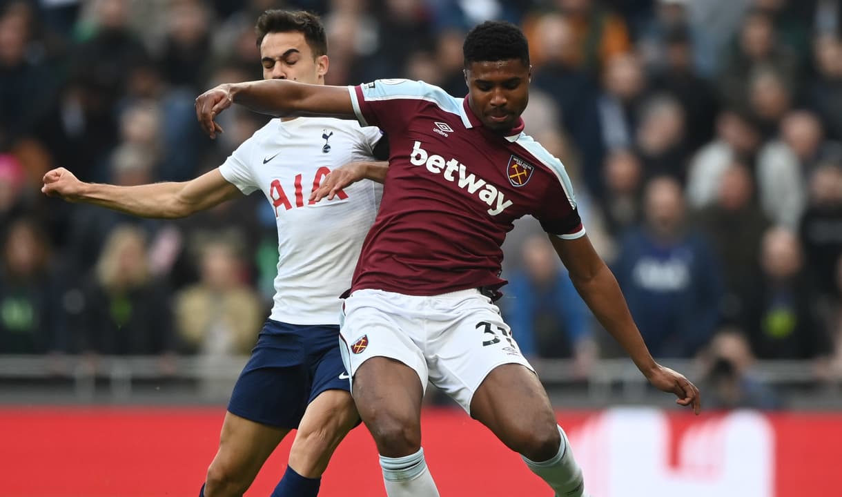 Ben Johnson in action against Spurs