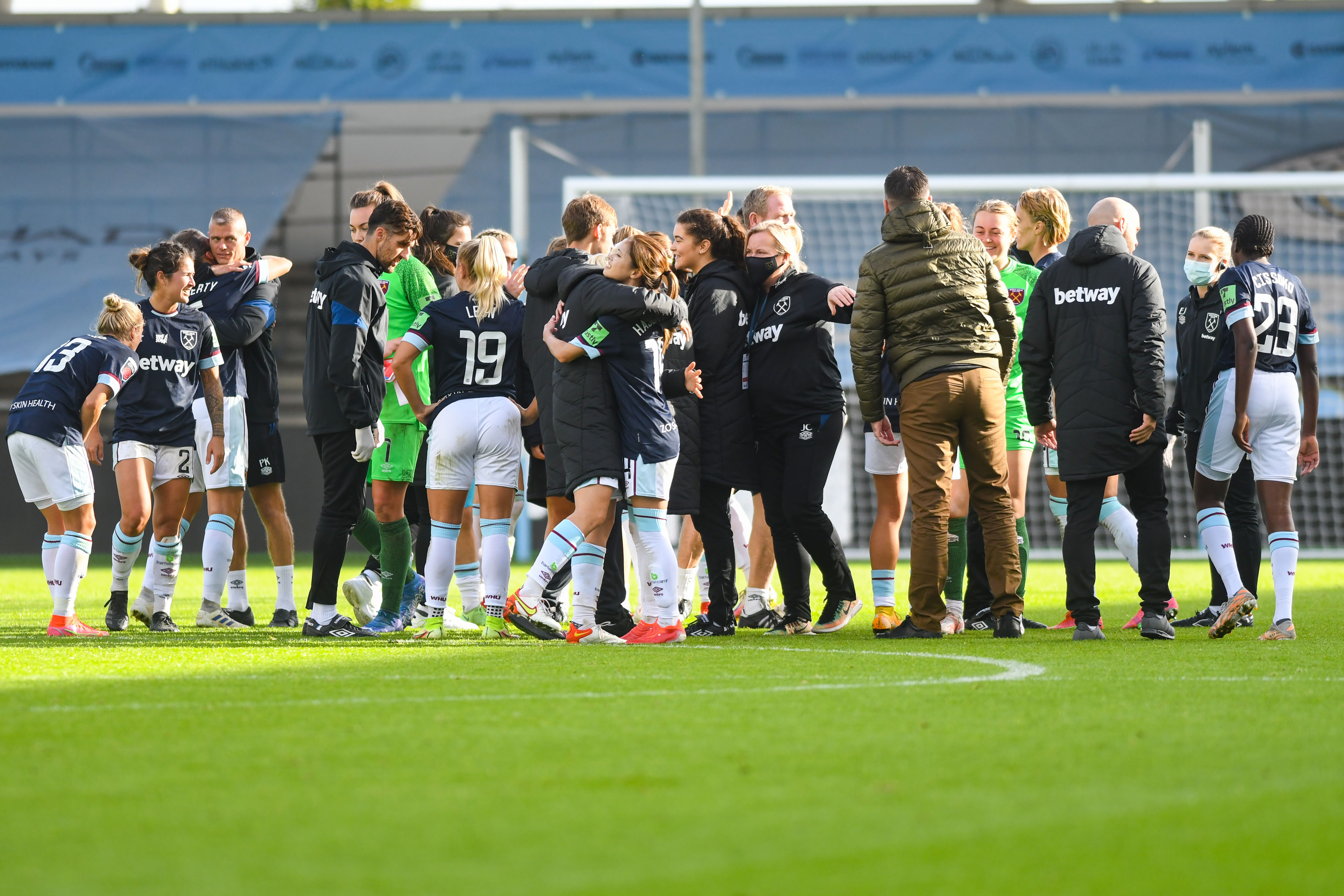 The Hammers beat Manchester City in the WSL earlier on this season