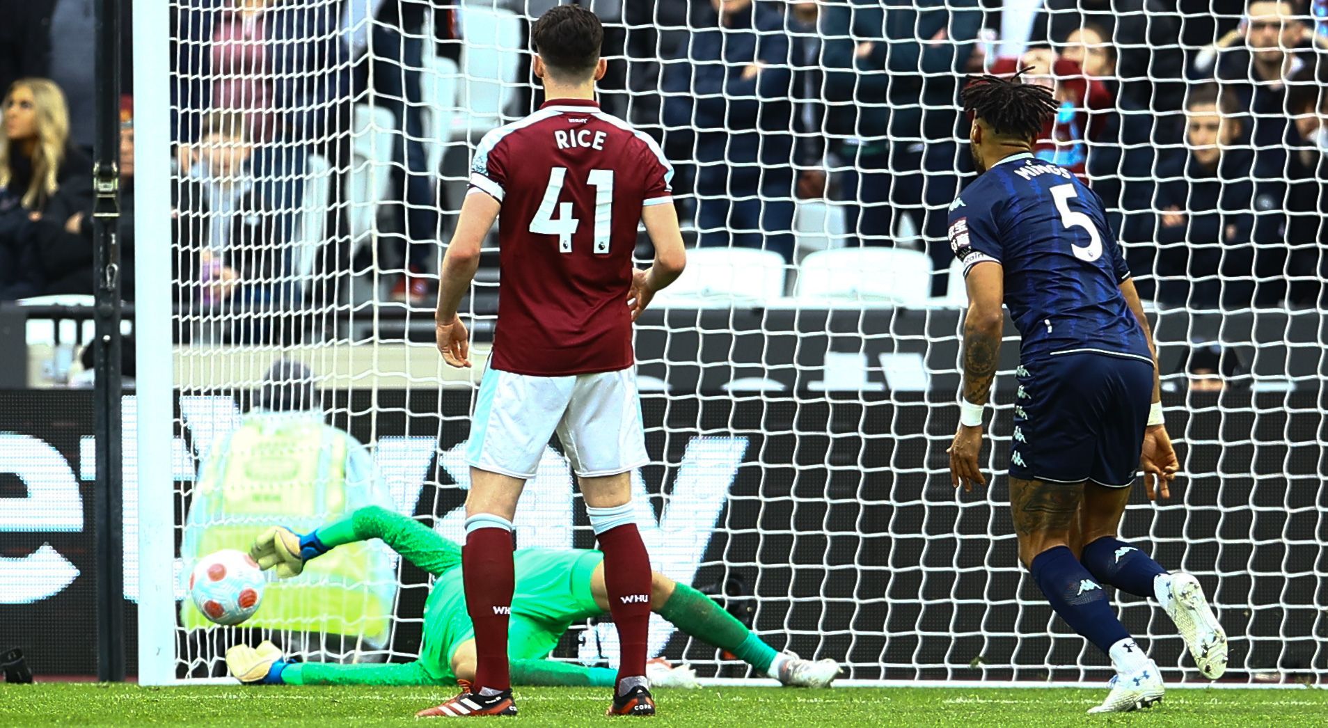 Fabianski saves vs Aston Villa