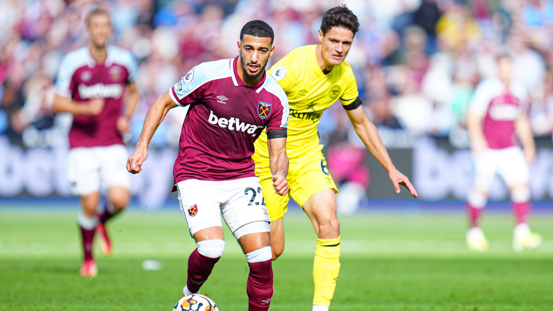 Said Benrahma in action against Brentford