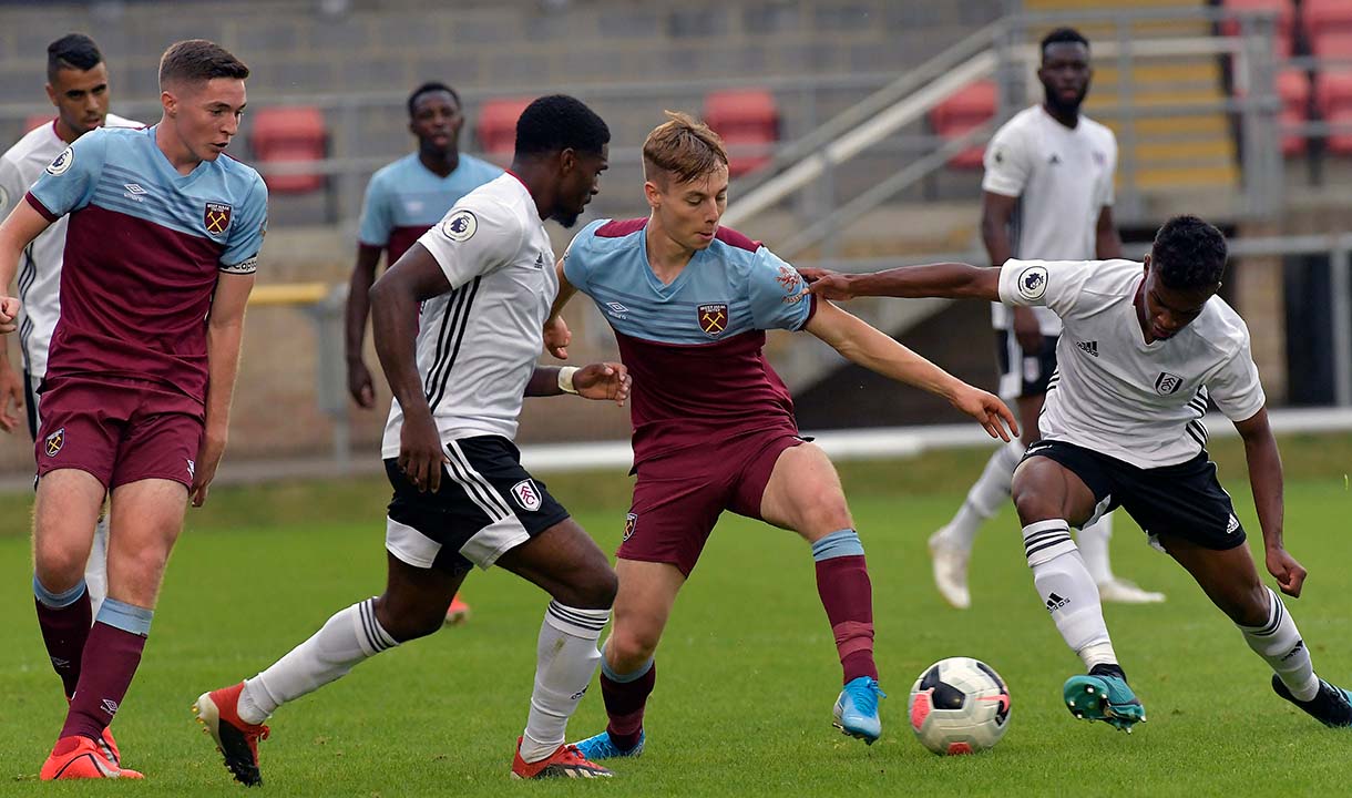 Dan Kemp takes on Fulham in August 2019