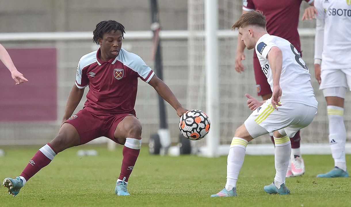 Keenan Appiah-Forson against Leeds United