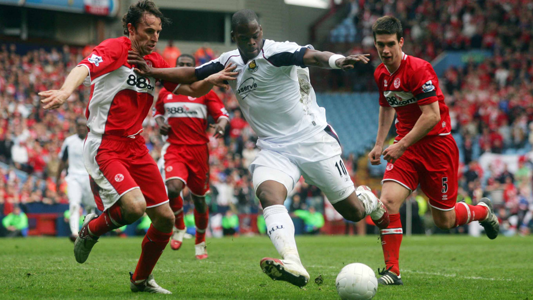 Marlon Harewood scores West Ham United's FA Cup semi-final winner in 2006