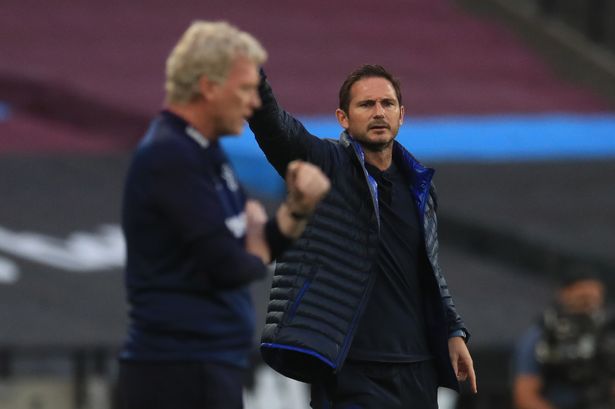 David Moyes and Frank Lampard