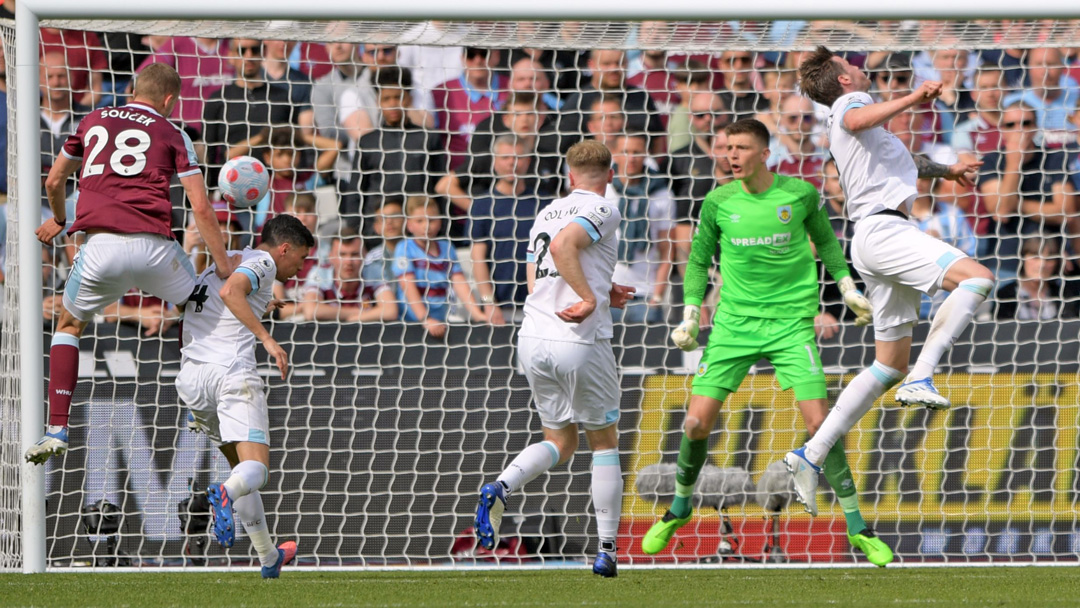 Tomáš Souček equalised with his fifth Premier League goal of the season