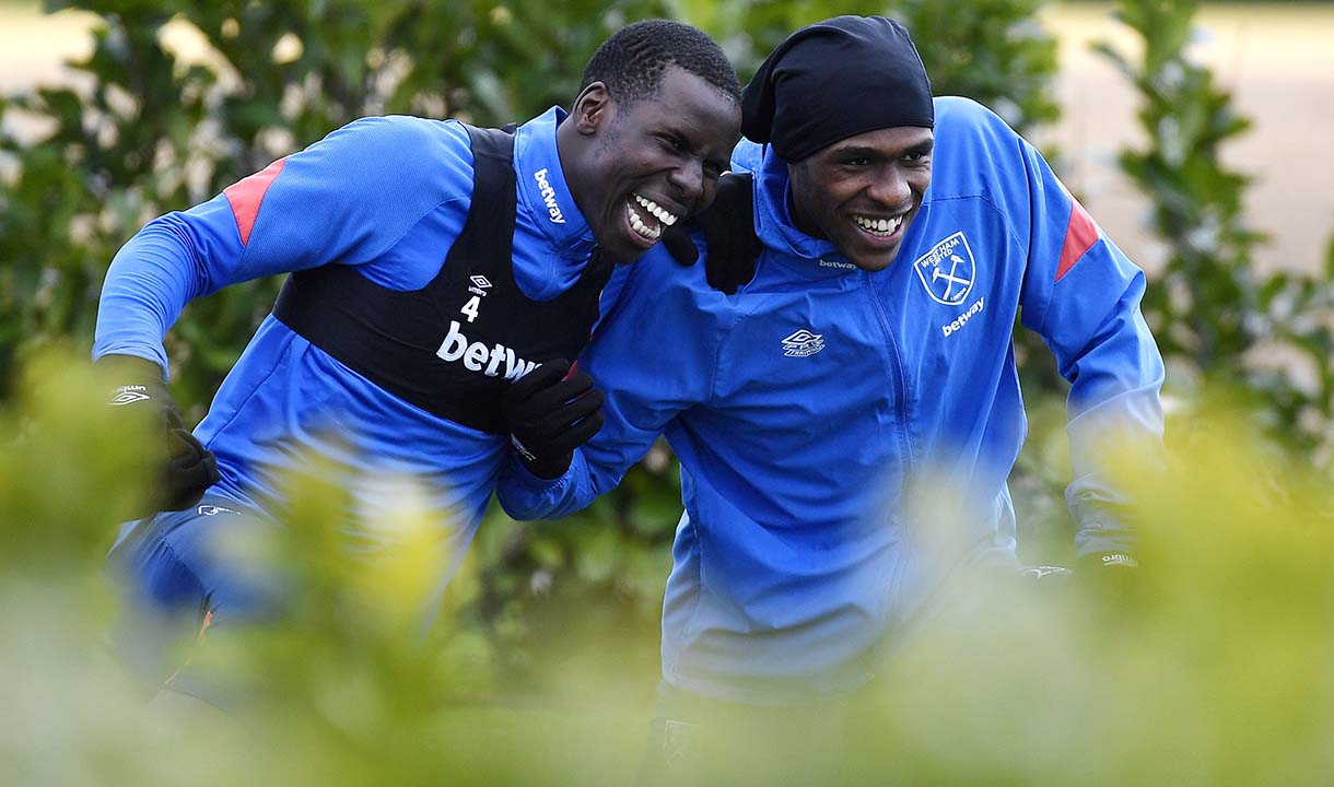 Kurt Zouma and Issa Diop